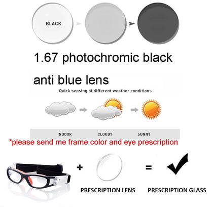 Kids Basketball Google Protection Can Put Prescription Lens Suit For Football  Sports Glasses Frame