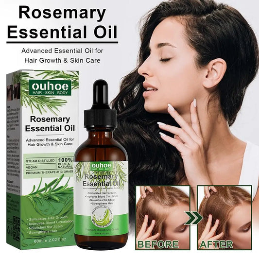 Rosemary Essential Oil Hair Care Oils Pure Natural 30ml/60ml Hair Essential Oils For Nourish Shiny Hair Healthy Care