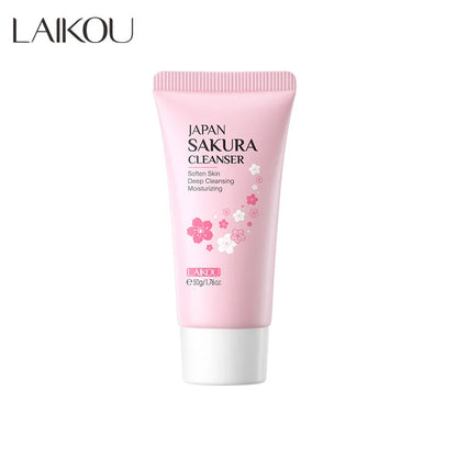 LAIKOU Facial Foaming Cleanser Deeply Cleansing Oil Control Moisturizing Blackhead Removal Skin Care Face Wash Foam Cleanser