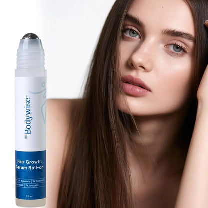 Rosemary Hair Serum Rolling Ball Essence Hair Root Strengthen Serum Scalp Care Essential Massage Roller Ball Nourishing