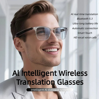 GT-33 Smart wireless anti-blue light glassesTranslation Sunglasses Voice RemoteControl Music EyewearWaterproof sports spectacles