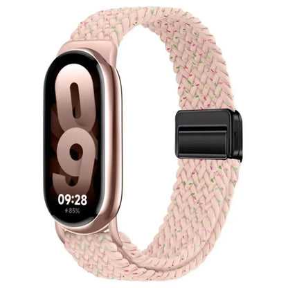 Adjustable Nylon Strap for Xiaomi Mi Band 10/9 Magnetic clasp bracelet Accessories for Xiaomi Mi Band 8/mi 9/10 Smart Watch Belt