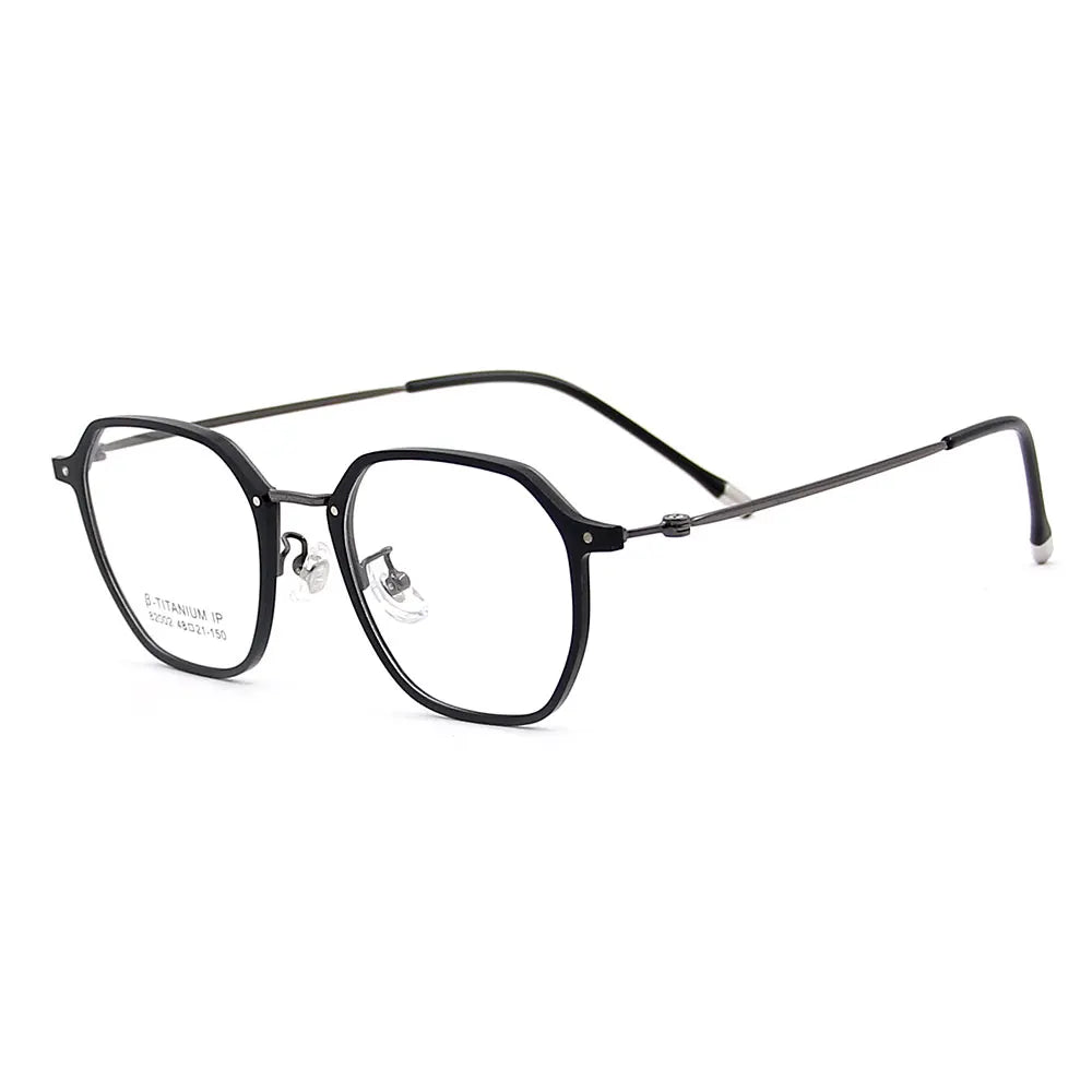 Ultralight TR90 β Titanium Optical Glasses Frame Flexible Anti-Slip Legs Plastic Eyewear for All-Day Comfort & Professional