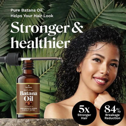 Keyoma 100%Pure Batana Rosemary Mint Scalp Oil Biotin Essence Hair Long-lasting Nourishing Gentle Repairing Hair Care