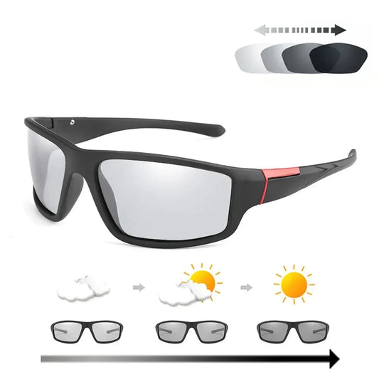 Polarized Sunglasses for Driving: Men's Fashion Square Frame Travel Eyewear