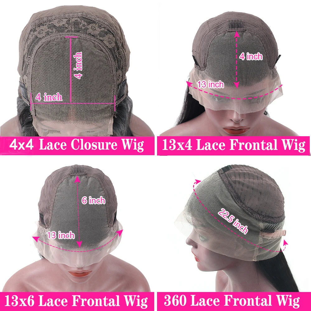 Chocolate Brown Straight Lace Front Wigs Human Hair 13x6 Hd Lace Frontal Wig Brazilian Preplucked 13x4 Dark Brown Full Lace Wigs