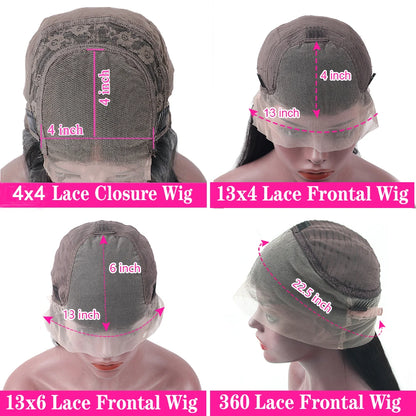 Chocolate Brown Straight Lace Front Wigs Human Hair 13x6 Hd Lace Frontal Wig Brazilian Preplucked 13x4 Dark Brown Full Lace Wigs