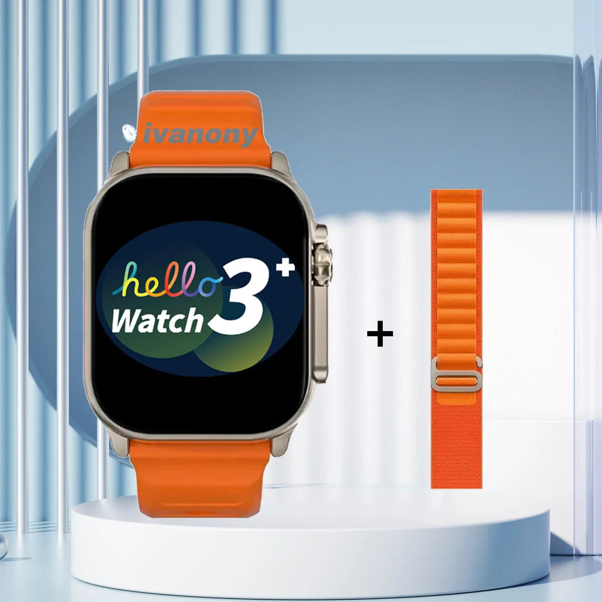 Original Smart Watch Hello 3 Plus Ultra Compass Bluetooth Call Message Notification 4GB/ROM 49mm Amoled Multifunction Smartwatch