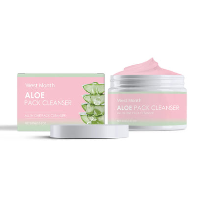 Soothing Facial Toner Serum Cleanser Relieve Redness Improve Dry Fade Dark Spots Remove Dirt Hydrating Brighting Aloe Repair Set