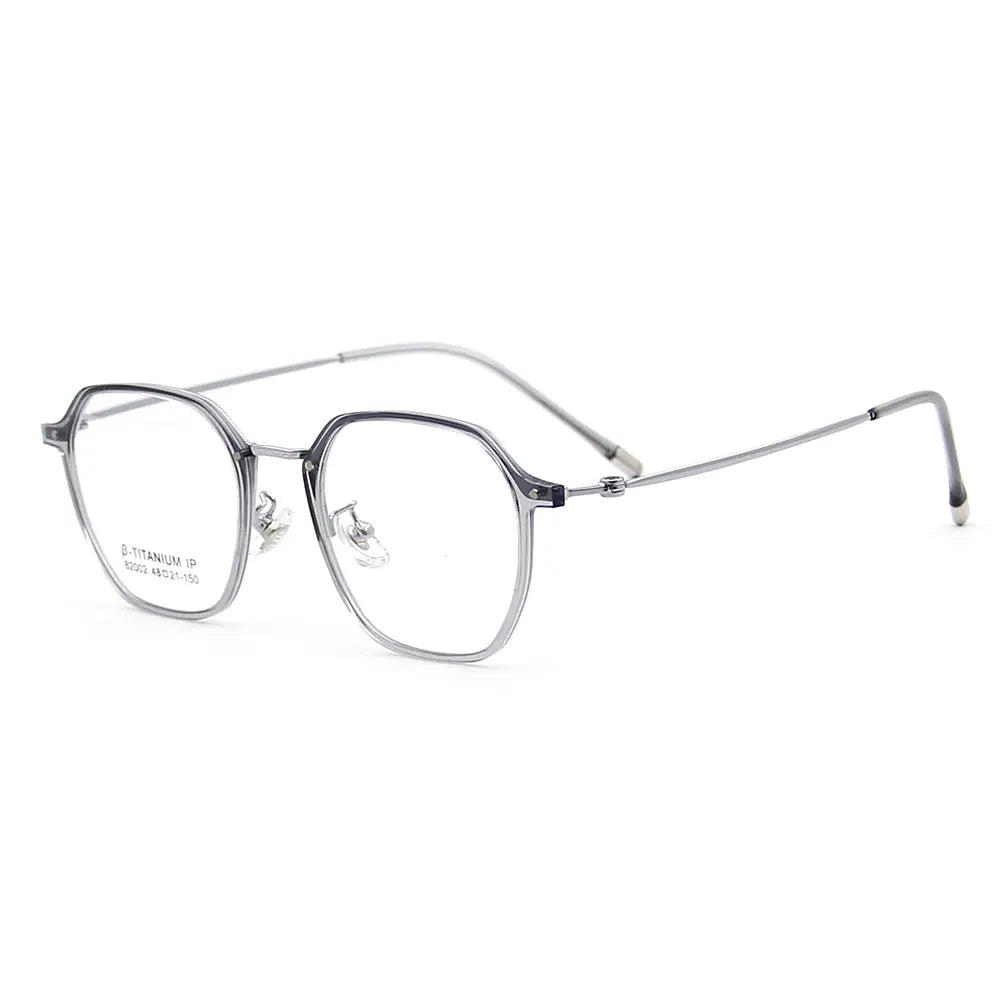 Ultralight TR90 β Titanium Optical Glasses Frame Flexible Anti-Slip Legs Plastic Eyewear for All-Day Comfort & Professional