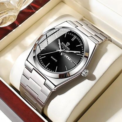 New Gifts Casual Business Top Blue Clock Men Luxury Watch Automatic Watches Mens Fashion Quartz Wristwatches Relogio Masculino