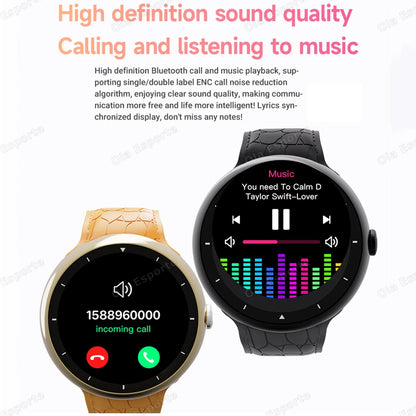 New Waterproof Smart Watch 2025 Heart Rate Multi-Strap Smartwatch Sleep Monitoring Sports Bluetooth Call Men Women Smartwatch
