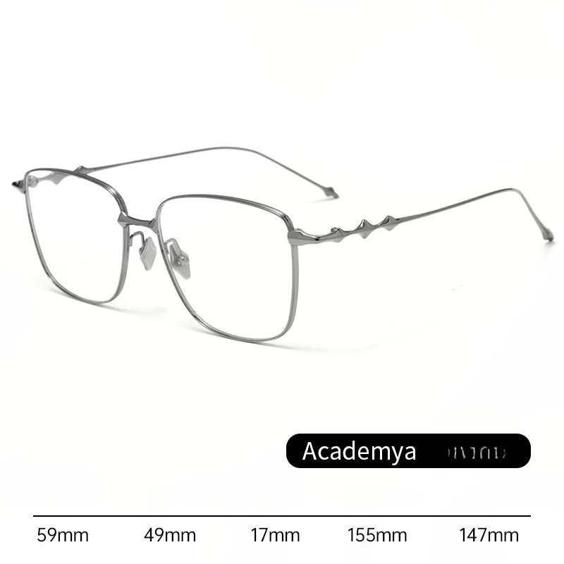 Korean gm Eyeglass Titanium Retro Optical Glasses Frames For Men Women Big Size Eyeglasses Frames Prescription Myopia Eyewear