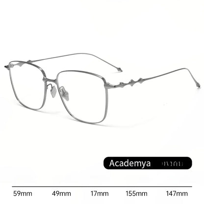 Korean gm Eyeglass Titanium Retro Optical Glasses Frames For Men Women Big Size Eyeglasses Frames Prescription Myopia Eyewear