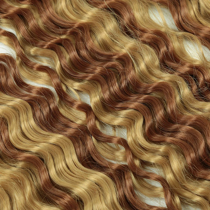 Ocean Wave Crochet Hair Extensions 30Inch Synthetic Deep Twist Curly Crochet Braids Soft Bohemian Water Wave Braid Hair
