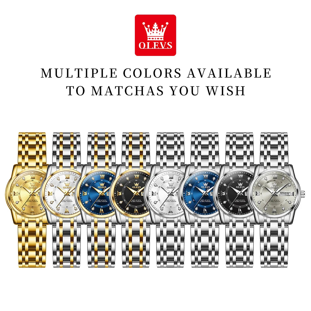 OLEVS 5513X Perfume Womens Watch Original Quartz Watch Waterproof Luminous Day Date Ladies Watches Fragrant Watch Gift New Reloj