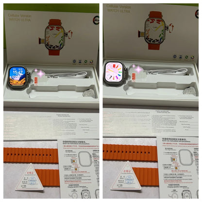 CDS9 S9 Ultra Smart Watch Android 4G Network Simcard 2.2inch 448*528 Amoled Heart Rate Monitor Google Play Store Video Calls