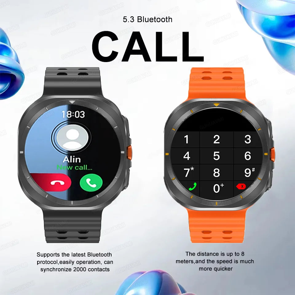 2025 Ultra 7 Smart Watch 32G Memory Video Play GPS NFC AMOLED Fitness Sport Waterproof Bluetooth call High-end Fashion Watches