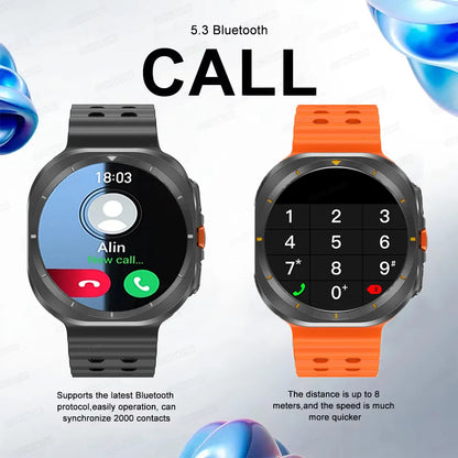 2025 Ultra 7 Smart Watch 32G Memory Video Play GPS NFC AMOLED Fitness Sport Waterproof Bluetooth call High-end Fashion Watches