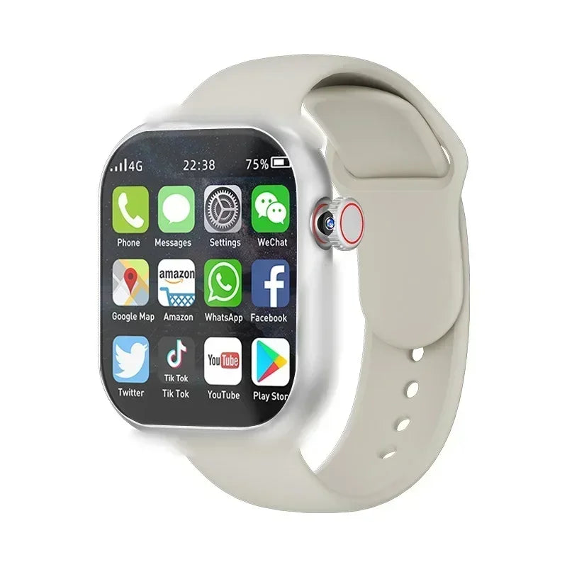 Premium VP19 Smartwatch Android IOS Supported 4G Full Network WiFi Independent SIM Card Rotating Camera GPS Google Play