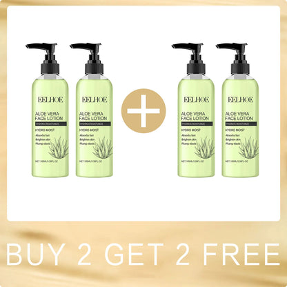 EELHOE Aloe Vera Moisturizing Face Lightening Lotions Smooth Glow Gloss Hydrator Rejuvenation Dry Skin Lotion for Face Nourish