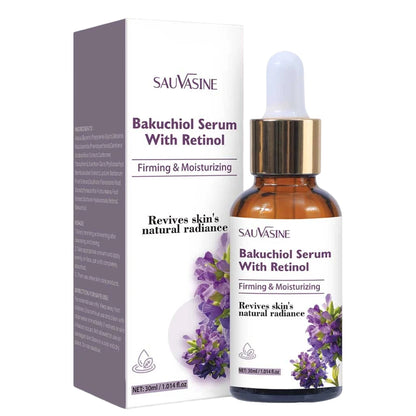 30ML Bakuchiol Serum With Retinol Skin Moisturizing & Firming Smooth Fine Lines Essence for Wrinkles  Anti-aging Serum for Women
