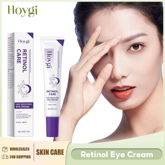 Retinol Eye Cream Anti Puffiness Remove Dark Circles Brightening Eye Area Reduce Fine Lines Firming Lifting Eye Care Product 30g