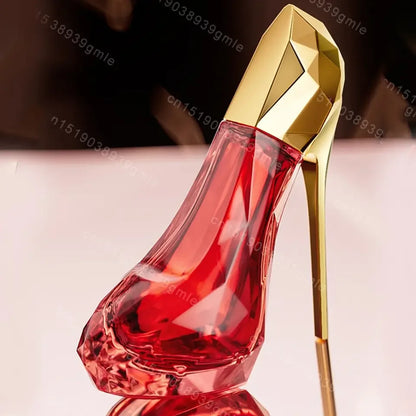 High heels women's perfume 3 pieces three-color high heels release women's charm romantic grass flower perfume, gift perfume for