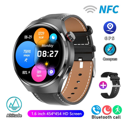 For HUAWEI Watch Pro GPS NFC Smart Watch Men 360*360 AMOLED Screen Heart rate Bluetooth Call IP68 Waterproof Man Smartwatch 2024