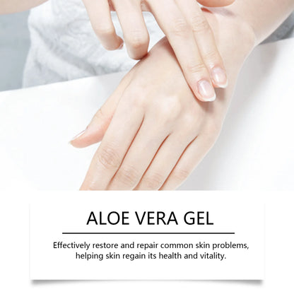 Aloe Vera Gel Nourish Moisturize Smooth Soften Soothe Face Prevent Acne Pimple Redness Cracked Rough Moisturizing Aloe Vera Gel