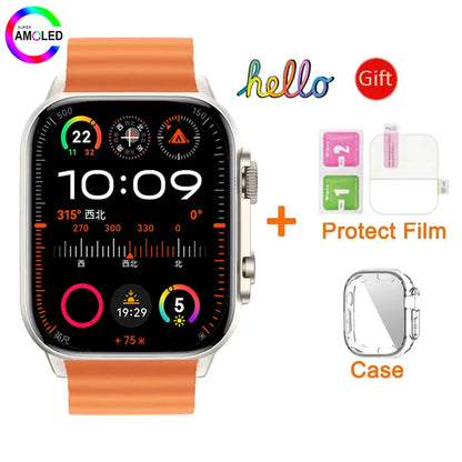 Hello Watch 3 Plus Gen 2 SmartWatch DeepSeek 2025 Original 49mm AMOLED 4G ROM NFC GPT Compass Photo Album Local Music Men Watch