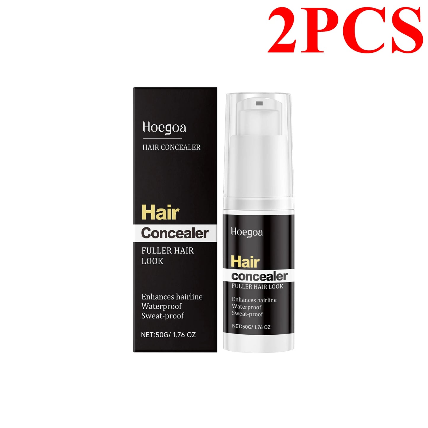 Camellia Seed Oil Hair Concealer Long Lasting Waterproof Hairline Hairroots Concealer Grey/White Hair Back To Black Hair Stick