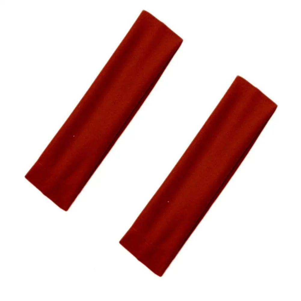 Hot SALE!! 2PCS Sports Headbands High Elastic Women Gym Yoga Hair Bands Exercise Tennis Fitness Running Sweat Head Hair Bands