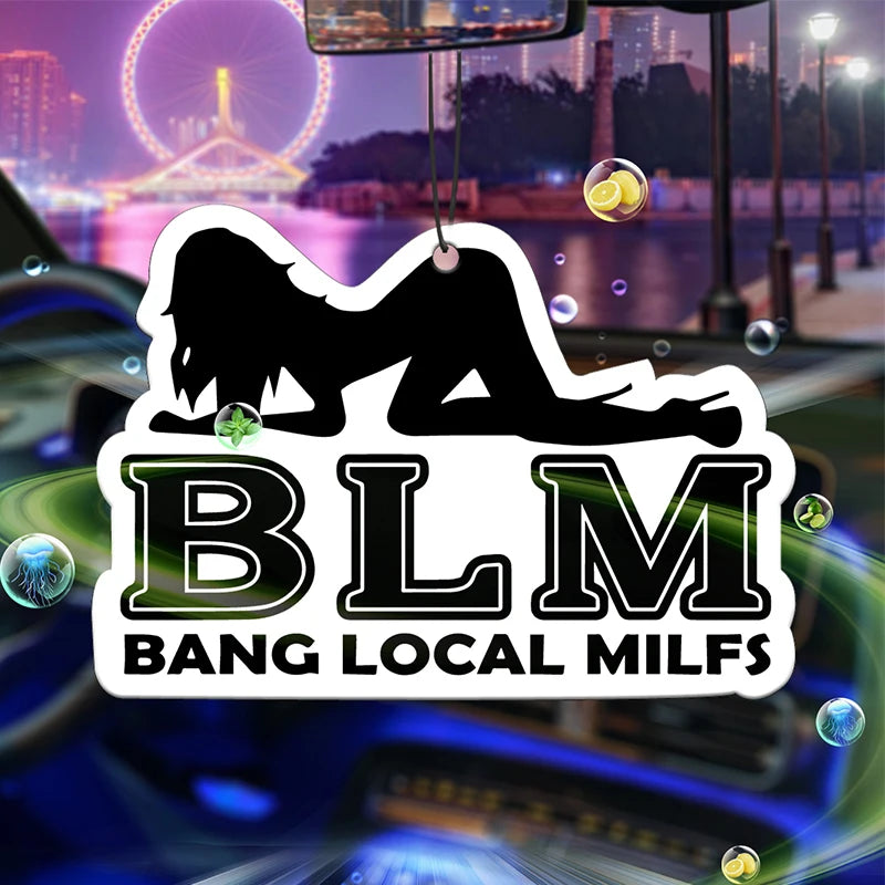 Local Xu Niang Half-Old Mill Sea Breeze Perfume Scent Poison-Free Car Air Freshener (Sea Salt and Aloe Vera) Car Air Freshener, Infused with Essential Oils | Lasted More Than 60 Days |   Car Vent Clip Fragrance Refill, Hangin