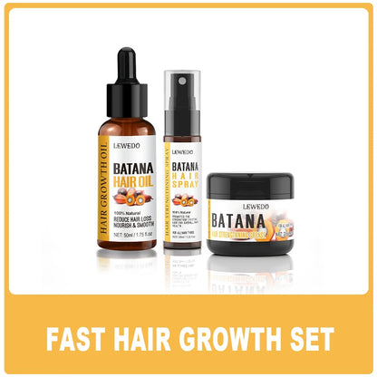 Batana Oil Africa Women Traction Alopecia Treatment Batana Hair Spray 100% Natural Hair Regrowth Hair Loss Crazy Fast Growth Oil