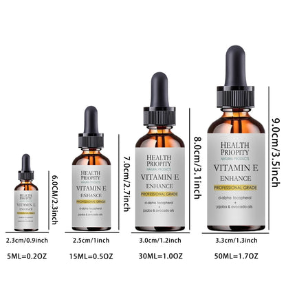 5ML/15ML/30ML/50ML/Face Essence Essential Oils Vitamin E Skin Oil 100% Nature Face Serum Anti-Wrinkle Moisturizing Tight Whiteni