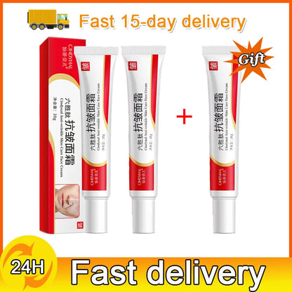 Six Peptide Wrinkle Remover Face Cream Instant Firming Lift Anti-Aging Fade Fine Lines Whitening Moisturizing Smooth Skin Care