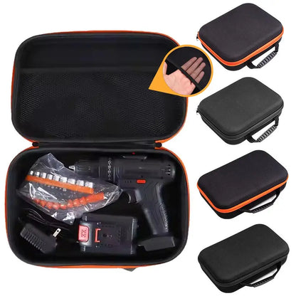Multifunction Portable Electric Drill Tool Bag Waterproof Shockproof Large Capacity Electrician Hardware Tools Organizer Bags