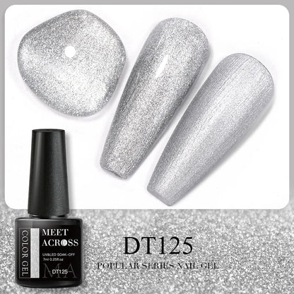 7ML Wine Red Gel Nail Polish Christmas Red Glitter Semi Permanent Varnish Nail Supplies Soak Off UV LED Nail Art Gel Polish DIY