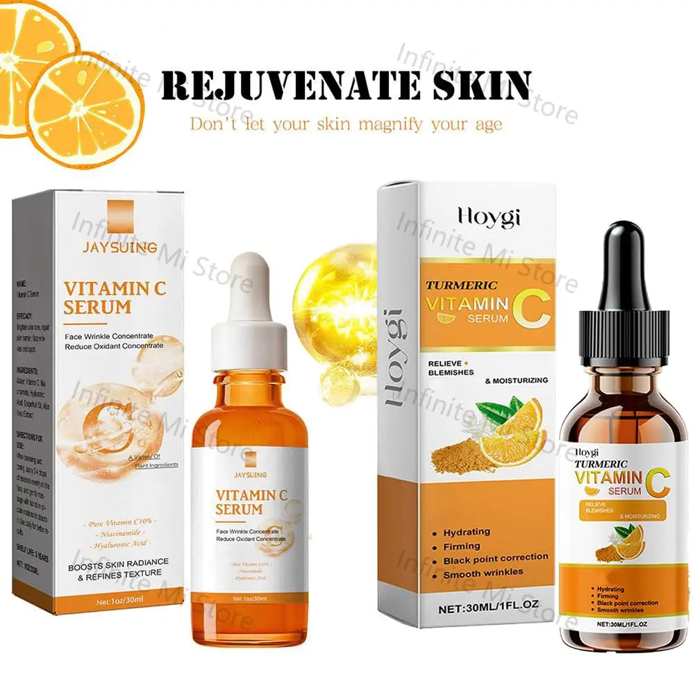 Vitamin C Serum For Face Hyaluronic Acid Moisturising Sunburn Anti-oxidation Shrink Pore Skin Care