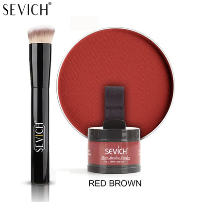 SEVICH Root Touch Up Hair Powder With Brush Hair Loss Concealer For Thinning Hair Women Men Root Cover Up Hairline Shadow Powder