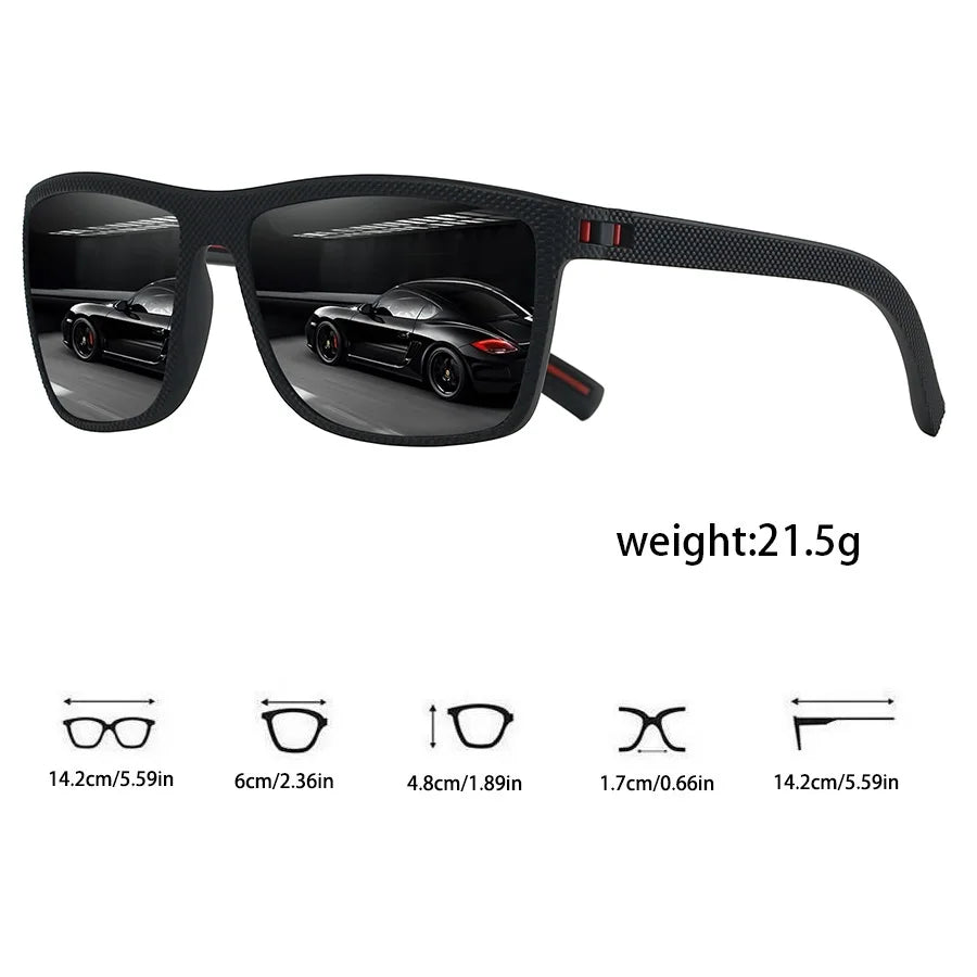 3 PCS Fashion Vintage Check Pattern Sunglasses Men Women Fishing Driving Man Luxury Brand Designer Sun Glasses UV400 Eyewear