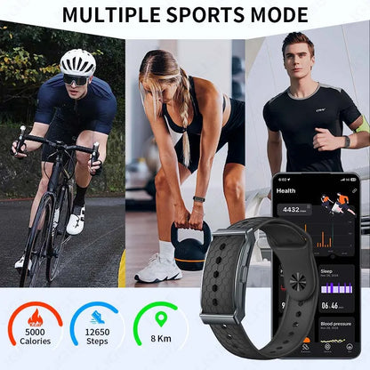 2025 New Smart Watch For Andrio IOS Fitness Sport Smart Bracelet Heart Rate Blood Oxygen Health Monitor Men Smartwatch Women