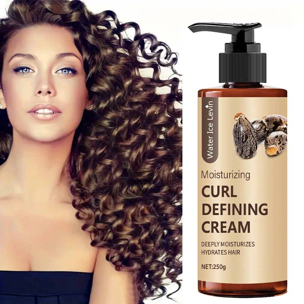 Black Perm, Latin Curls, Braids, Curly Hair Styling Cream, Natural Fluffy and Long-Lasting Style for Hair, Moisturizing and Moisturizing, Suitable for Wavy and Curly Hair, Protecting Hair