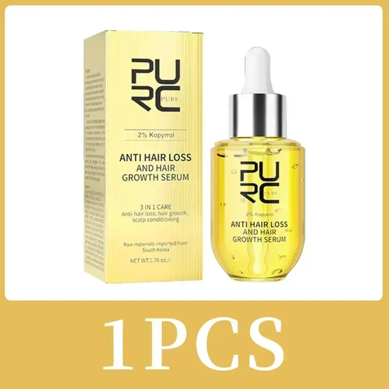 Hair Growth Serum Growing Hair Essential Oil Beauty Hair Care Dense Regrowth Ginger Promoting Regeneration