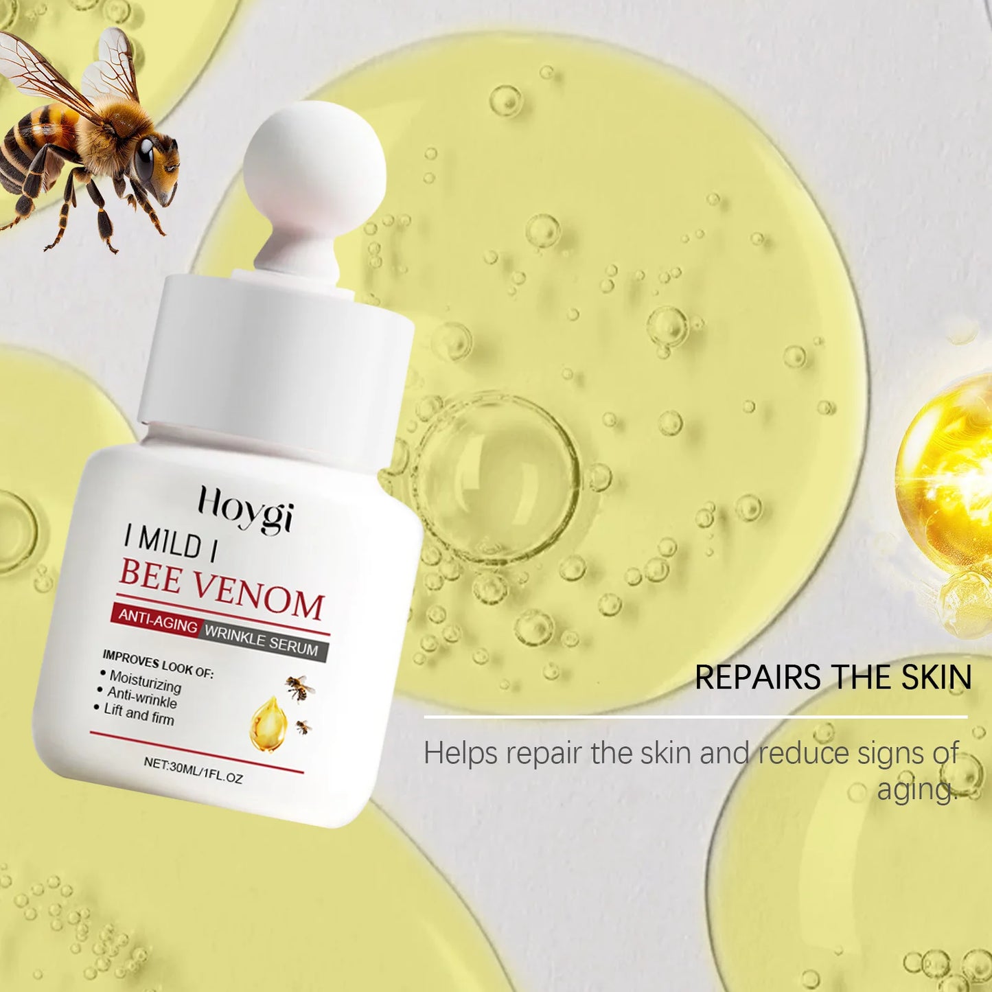 Facial Serum: Daily Serum for Moisturizing, Enhancing Skin Condition, Firming Skin & Boosting Youthful Vitality