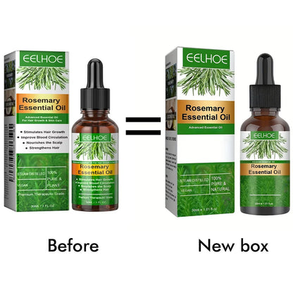 30ML Rosemary Hair Essential Oil Fast Growth Oils Pure Natural Hair Essential Oils Nourishing Shiny Anti-frizz Hair Care