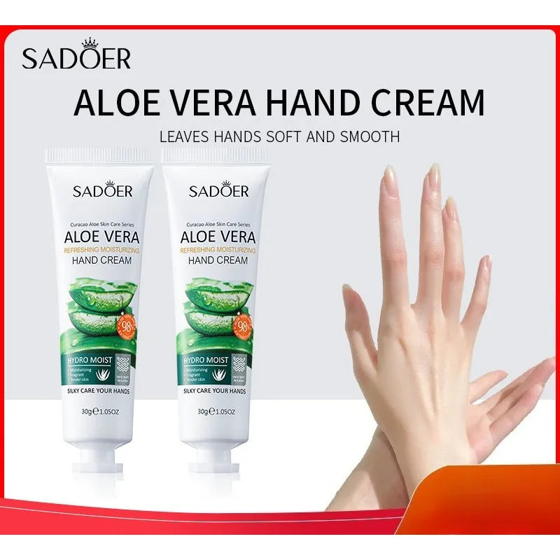 Moisturizing and Nourishing Aloe Vera Hand Cream - Provide Intensive Hydration and Care, Restore Hands' Softness and Smoothness