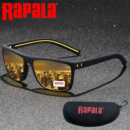Rapala Fashion Square Polarized Sunglasses Men Women Driving Fishing Luxury Brand Designer Sun Glasses Driver's Eyewear UV400