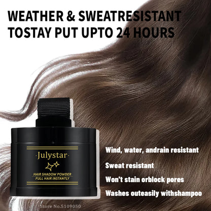 Full Hair Instantly Powder Hairline Beard Enhancer Lasting Repair Moustache Coloring Concealer Tools Hair Root Filling Coverage